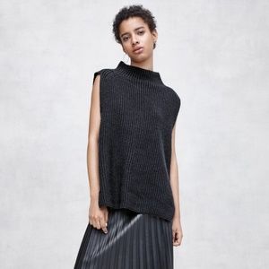 TROUVE Sleeveless Black Sweater size M nordstrom